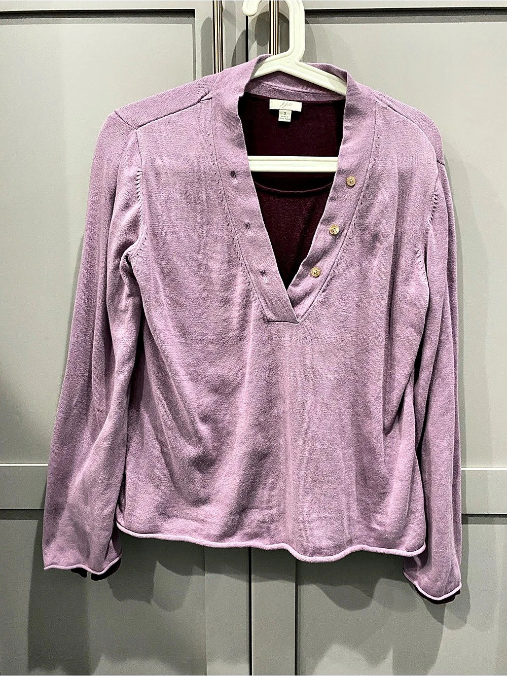 J.Jill Women's Purple Long Sleeve